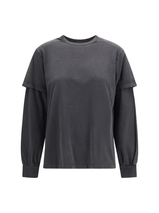 26FW 가니 폴로 티셔츠 A1050266 252 GRAY