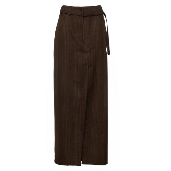26FW 드리스 반 노튼 스커트 2620108164344 Black