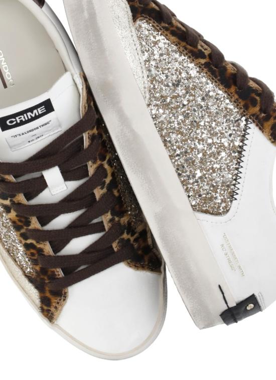 26FW 크라임런던 스니커즈 23008AA9 68DISTRESSEDMULTICOLOR White - CRIME LONDON