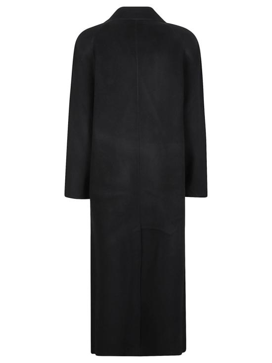 26FW 루루 드 세종 코트 IRVIN Black - LOULOU DE SAISON
