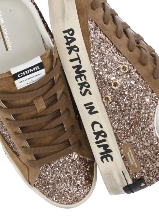 26FW 크라임런던 스니커즈 23002AA9 60DISTRESSEDBROWN Neutrals - CRIME LONDON