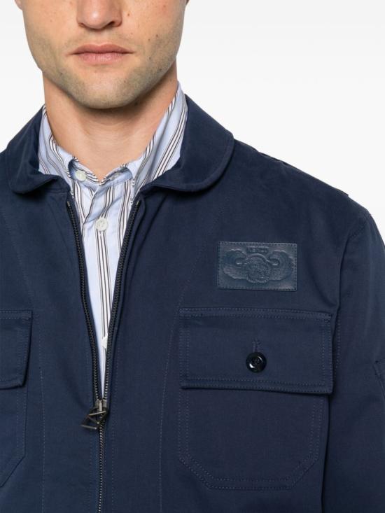 26FW 겐조 자켓 FG65BL2699GD 79 Blue - KENZO