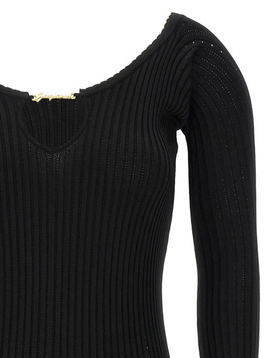  자크뮈스 탑 LD24E241KN3562358990 BLACK - JACQUEMUS