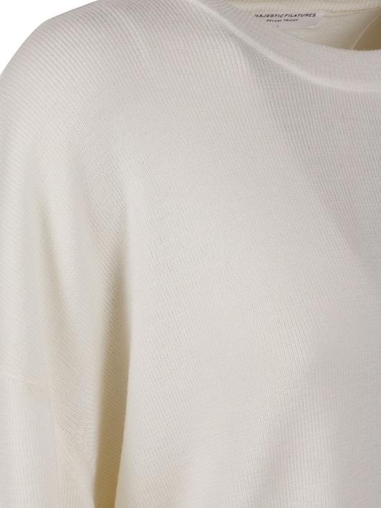 26FW 마제스틱필라쳐 탑 KH6K273FPU824 White - MAJESTIC FILATURES