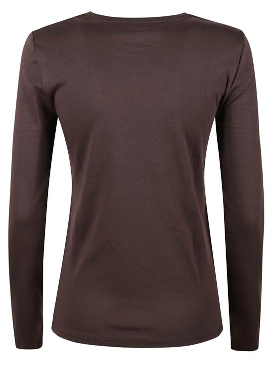 26FW 마제스틱필라쳐 탑 H26M607FTS008 Brown - MAJESTIC FILATURES