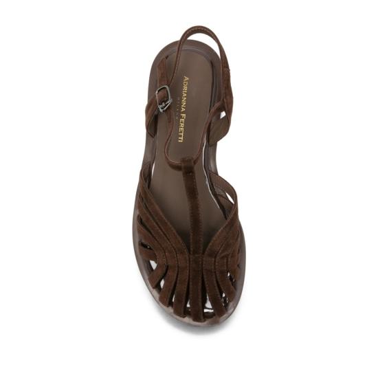 26SS 아드리아나 페레티 샌들 AF6040 26110BRW Brown - ADRIANNA FERETTI