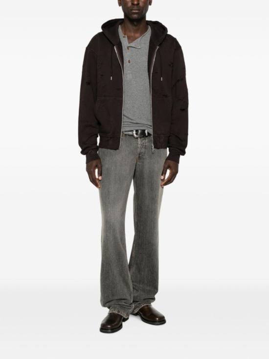 26FW 아워레가시 탑 M4266RBBURNT BOUQUET STAR FLEECE Brown - OUR LEGACY