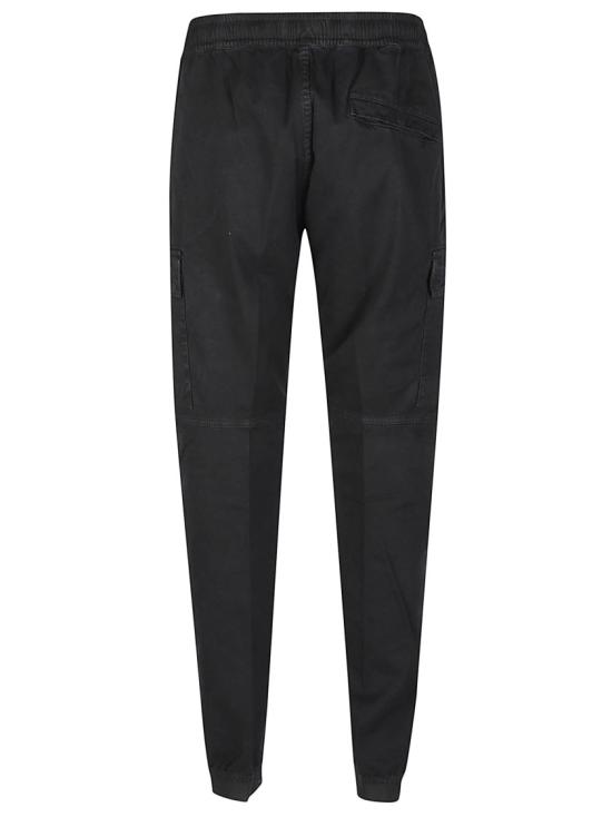26FW 스톤 아일랜드 와펜 패치 테이퍼드 팬츠 L2 S15 31000 33 S00L1 Black - STONE ISLAND