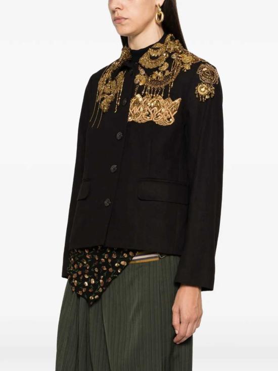 26FW 드리스 반 노튼 자켓 2620104204444 BLACK 900 - DRIES VAN NOTEN