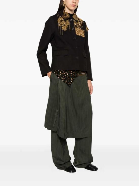 26FW 드리스 반 노튼 자켓 2620104204444 BLACK 900 - DRIES VAN NOTEN