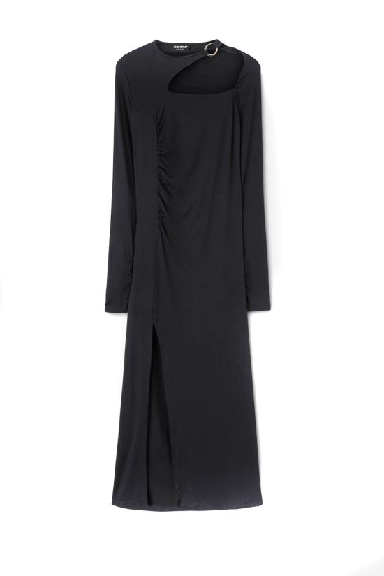  돈답 원피스 DA364 JS0282D GR6 DD999 black - DONDUP
