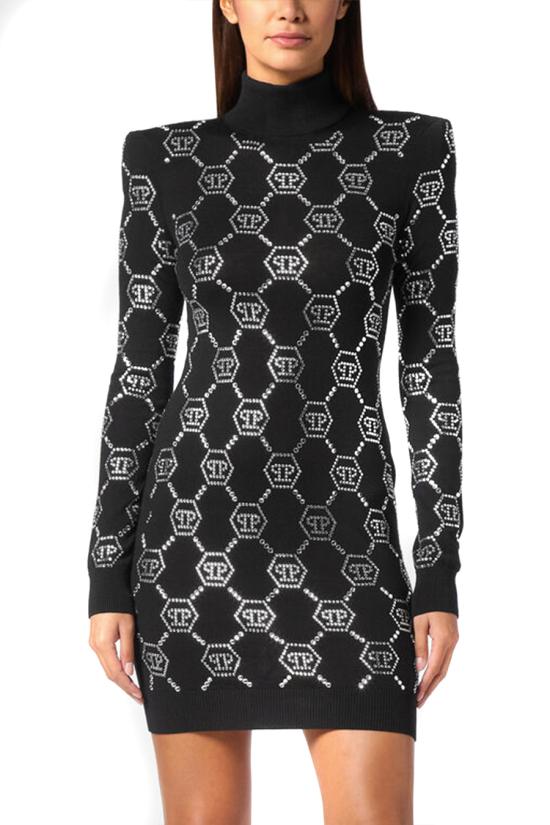  필립 플레인 원피스 AADC WKG0418 PKN002N02 black - PHILIPP PLEIN