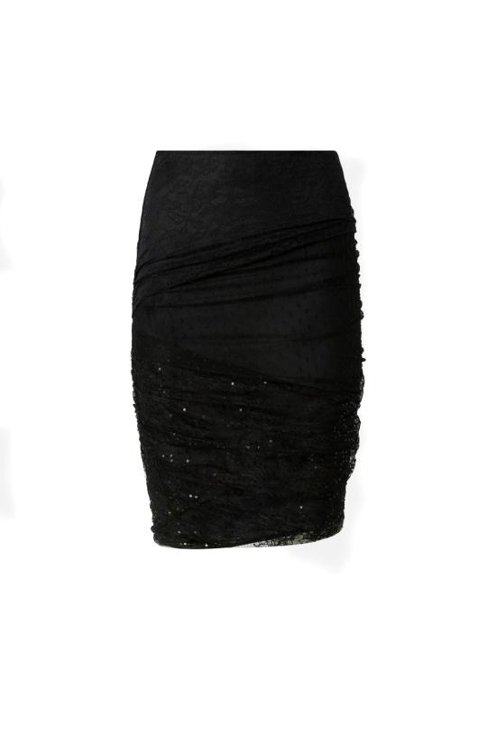 25FW 핑코 스커트 105584A2T5Z99 black
