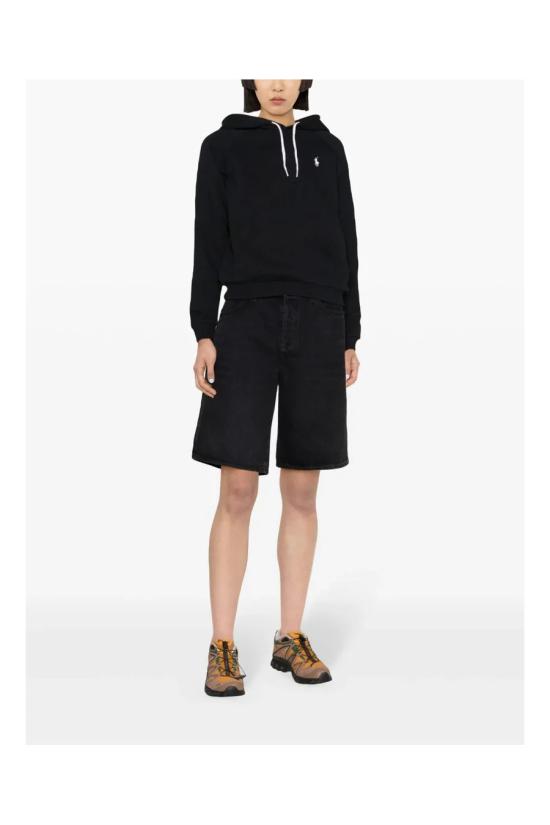 25FW 폴로 랄프로렌 포니로고 후드 티셔츠 211943007003 black - POLO RALPH LAUREN