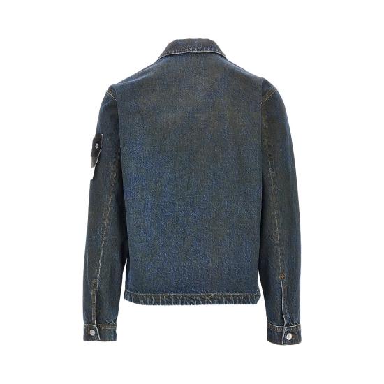 26FW 스톤 아일랜드 블루 린스 버튼 디테일 코치 재킷 L2S144100006S0J40 Blue - STONE ISLAND