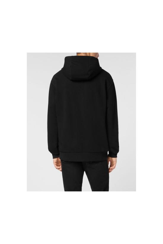  필립 플레인 후드 티셔츠 SAEC MJB3616 PTE003N0202 black - PHILIPP PLEIN