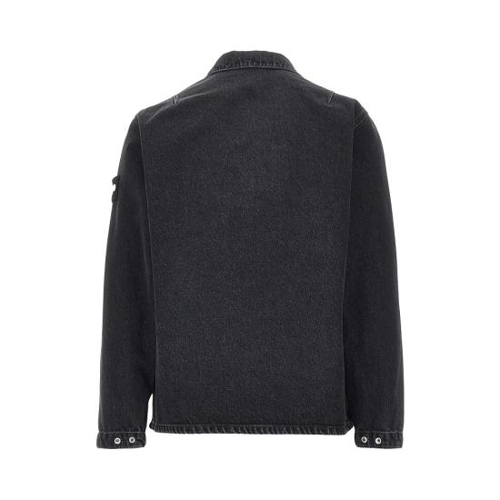 26FW 스톤 아일랜드 지퍼 디테일 컴포트 핏 오버셔츠 L2S141200002S0J32 Black - STONE ISLAND