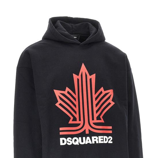26FW 디스퀘어드2 후드 티셔츠 S71GU0781D25029 Black - DSQUARED2