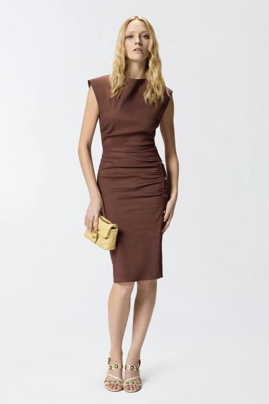 26SS 핑코 원피스 106521A34IL78 brown - PINKO
