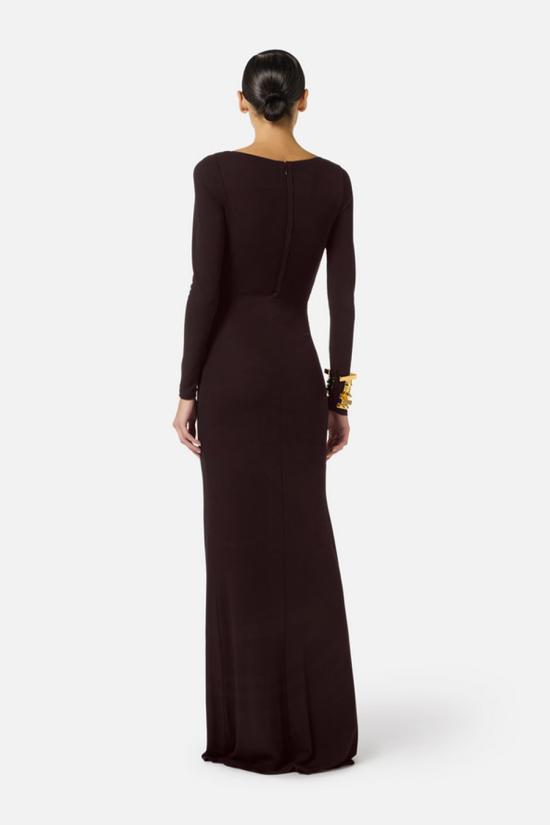 26SS 엘리자베타프랜치 원피스 ABR1461E2WV9 brown - ELISABETTA FRANCHI