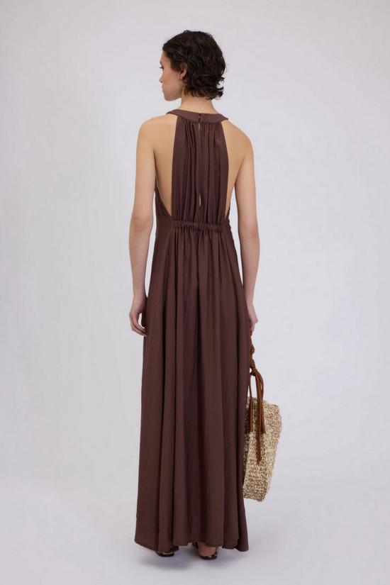 26SS 에르마노 원피스 D48EQ058ES7MFB24 brown - ERMANNO