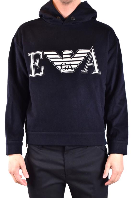  엠포리오 아르마니 후드 티셔츠 6H1M811NXQZ 0920 blue - EMPORIO ARMANI