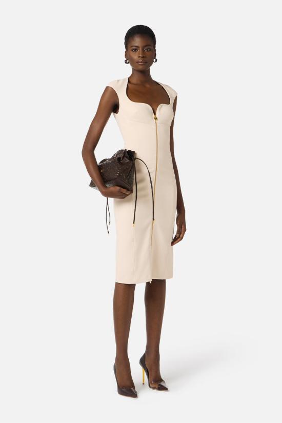 26SS 엘리자베타프랜치 원피스 AB90061E2193 white - ELISABETTA FRANCHI
