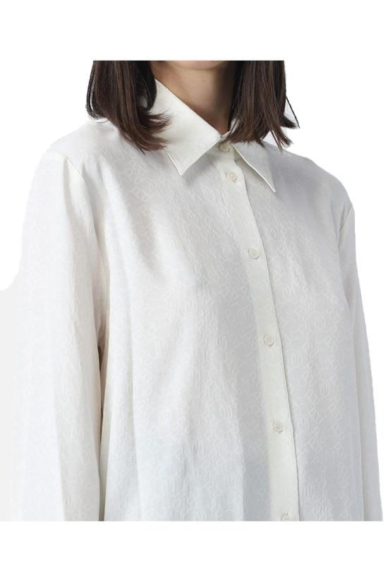  핑코 셔츠 SMORZAREZ00 white - PINKO