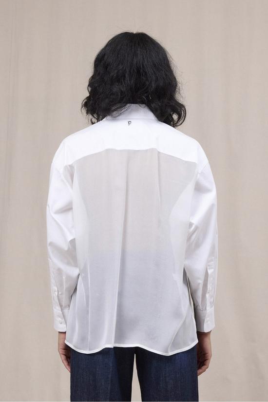 26SS 돈답 셔츠 DC492 CF0200V XXX000 white - DONDUP