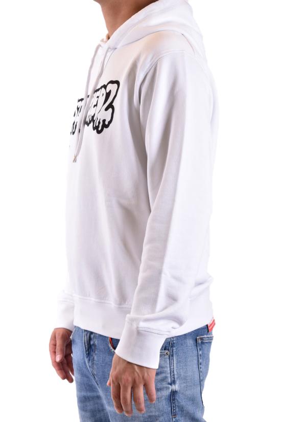  디스퀘어드2 후드 티셔츠 S74GU0754 D25004100 white - DSQUARED2
