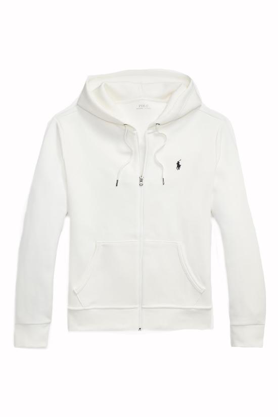 26SS 폴로 랄프로렌 더블 니트 후드 집업 710881517083 white