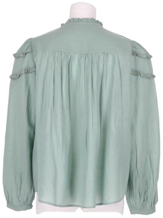 26FW 이자벨마랑에뚜왈 크리스타 블라우스 HT0681FB B3J04E60SE Green - ISABEL MARANT ETOILE