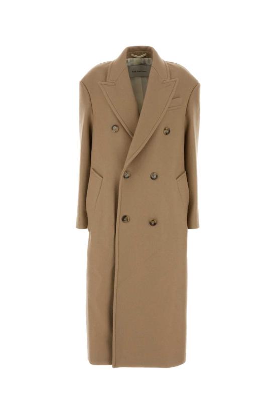 26FW 아미 울 더블 브레스트 롱 코트 FCO458WV0078 A184 BEIGE