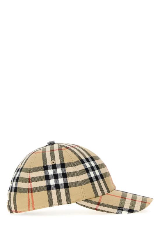 26FW 버버리 체크 베이스볼 캡 8128347 B9368 SANDIPCHECK - BURBERRY