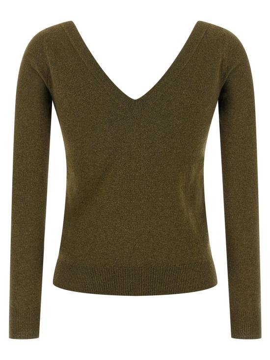  생로랑 스웨터 LD808068YALL21333 OLIVE - SAINT LAURENT