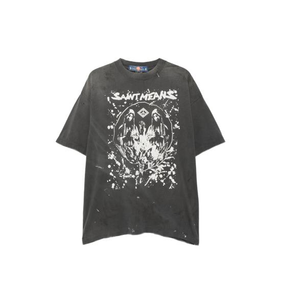 26FW 세인트 미카엘 탑 0000 C50 BLACK GREY WHITE