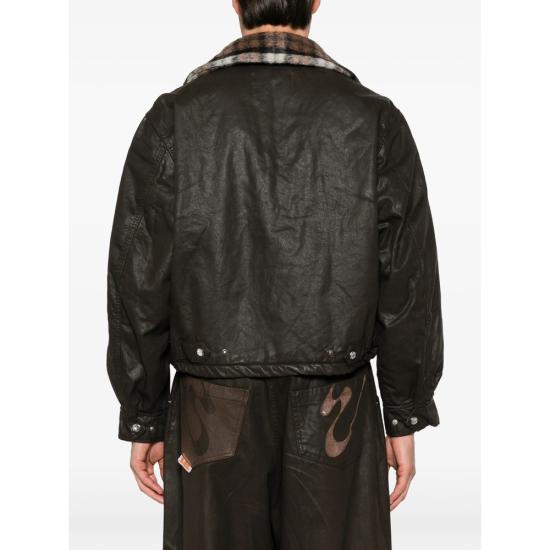 26FW 피디에프 가죽 자켓 DFM09055 GF188PX BROWN - PDF