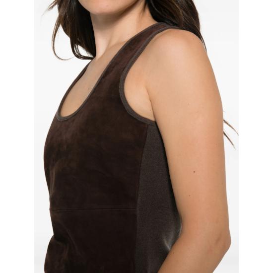 26FW 막스마라 민소매 티셔츠 MXSACCORDO 117F 004 BROWN - MAX MARA