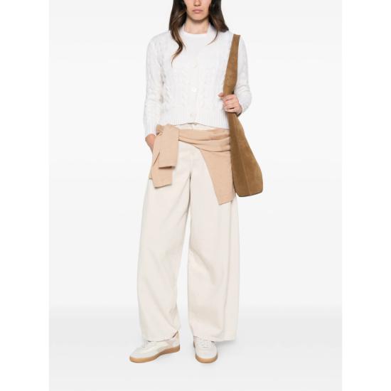 26FW 막스마라 스튜디오 니트웨어 MSTORLI 050F 001 WHITE - MAX MARA STUDIO