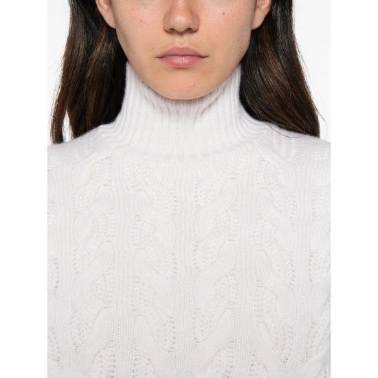 26FW 막스마라 스튜디오 니트웨어 MSTCOSMO 050F 001 WHITE - MAX MARA STUDIO
