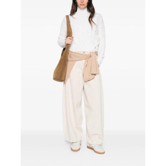 26FW 막스마라 스튜디오 니트웨어 MSTCOSMO 050F 001 WHITE - MAX MARA STUDIO