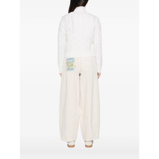 26FW 막스마라 스튜디오 니트웨어 MSTCOSMO 050F 001 WHITE - MAX MARA STUDIO