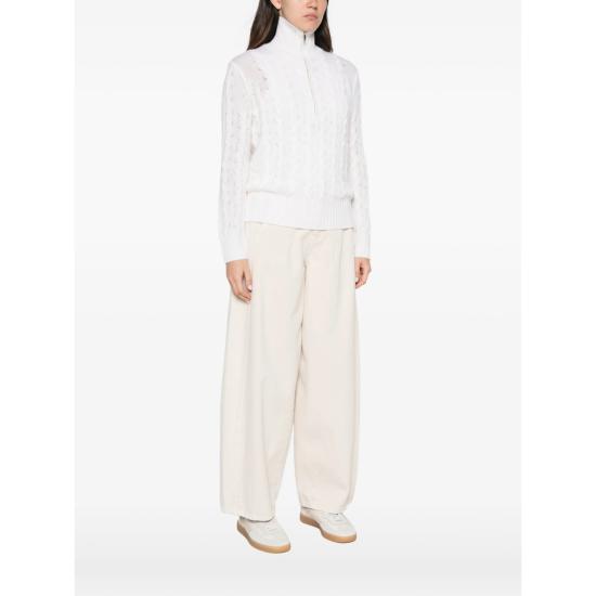 26FW 막스마라 스튜디오 니트웨어 MSTCOLLE 050F 001 WHITE