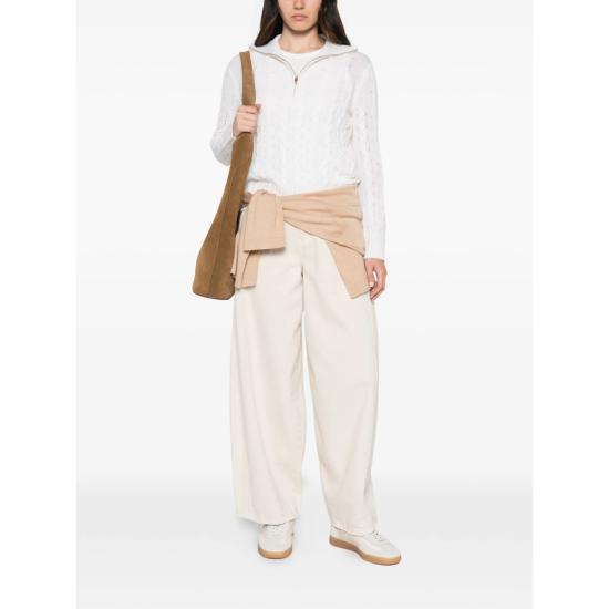 26FW 막스마라 스튜디오 니트웨어 MSTCOLLE 050F 001 WHITE - MAX MARA STUDIO