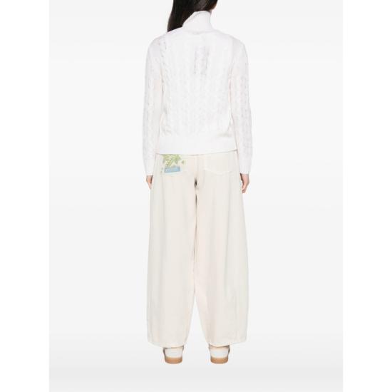 26FW 막스마라 스튜디오 니트웨어 MSTCOLLE 050F 001 WHITE - MAX MARA STUDIO