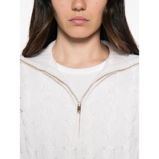 26FW 막스마라 스튜디오 니트웨어 MSTCOLLE 050F 001 WHITE - MAX MARA STUDIO