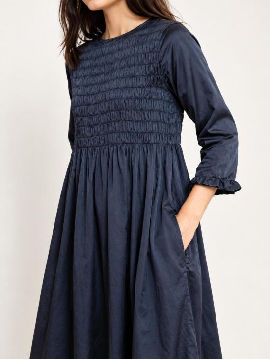  술라 클로딩 LTD 미디 원피스 술라 클로딩(Sula Clothing Ltd.) 실크 및 코튼 베일리 드레스 - SULA CLOTHING LTD.