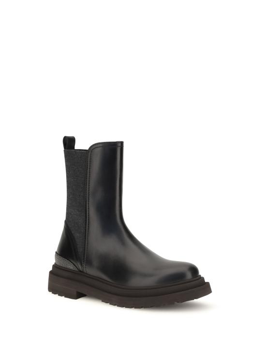 26FW 브루넬로 쿠치넬리 부츠 MZOLG3307 C101 BLACK - BRUNELLO CUCINELLI