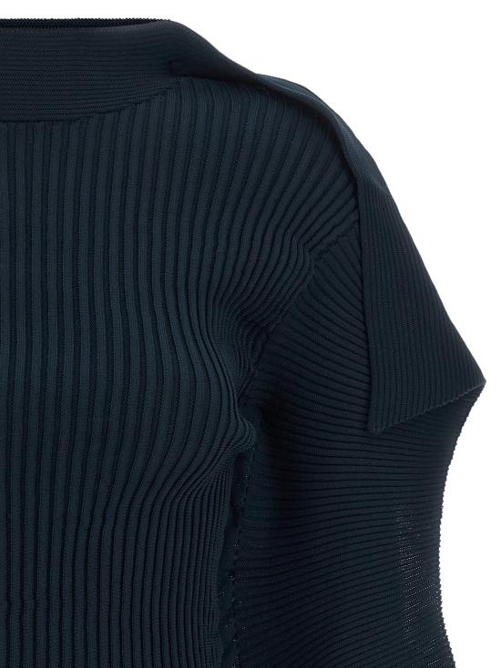  이세이 미야케 스웨터 LDIM68KN29475 DARK BLUE - ISSEY MIYAKE