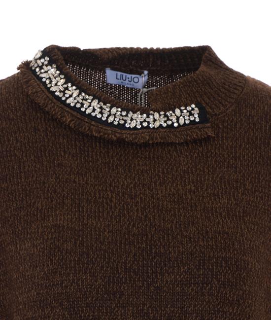 26FW 리우조 스웨터 WF6383MA27S 09Z08 BROWN - LIU JO
